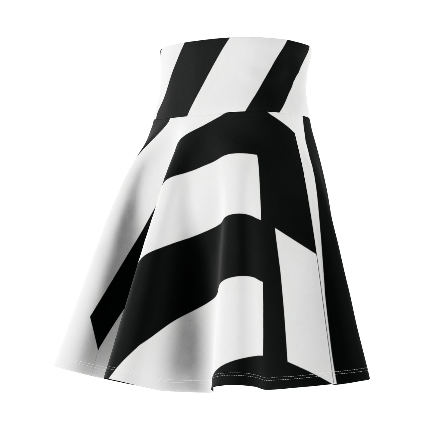 Aurelio Francesco Chic Black & White Woman Skirt
