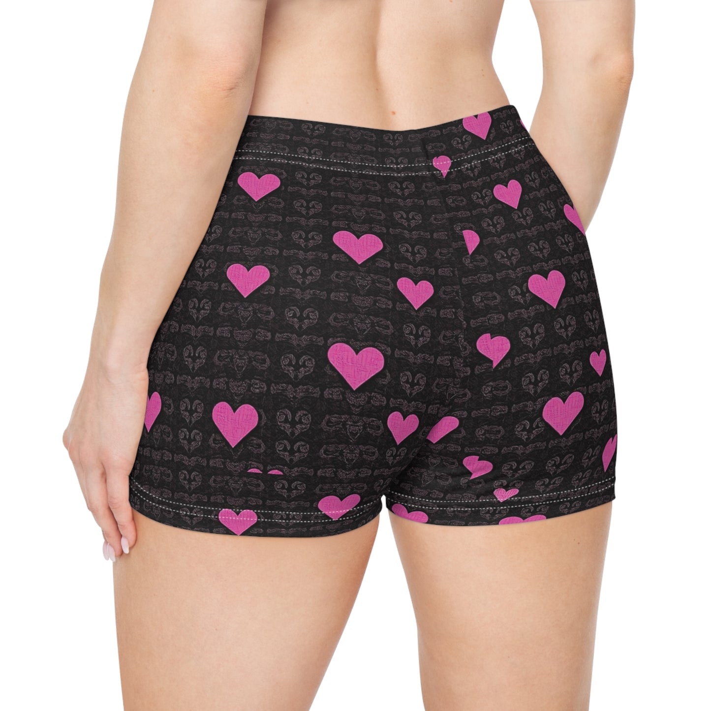 Sweetie's Collection Heart Pattern Shorts