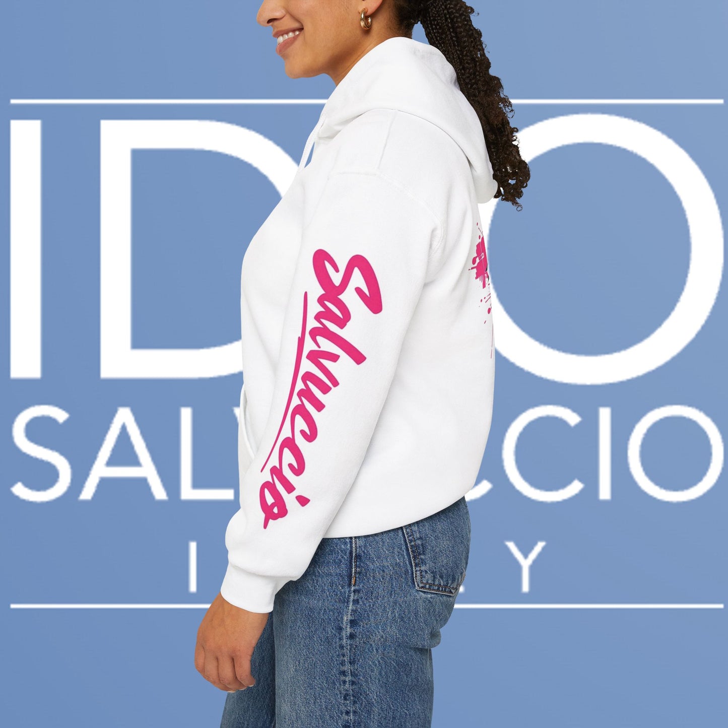 Idio Salvuccio Lion Graffiti Hooded Sweatshirt
