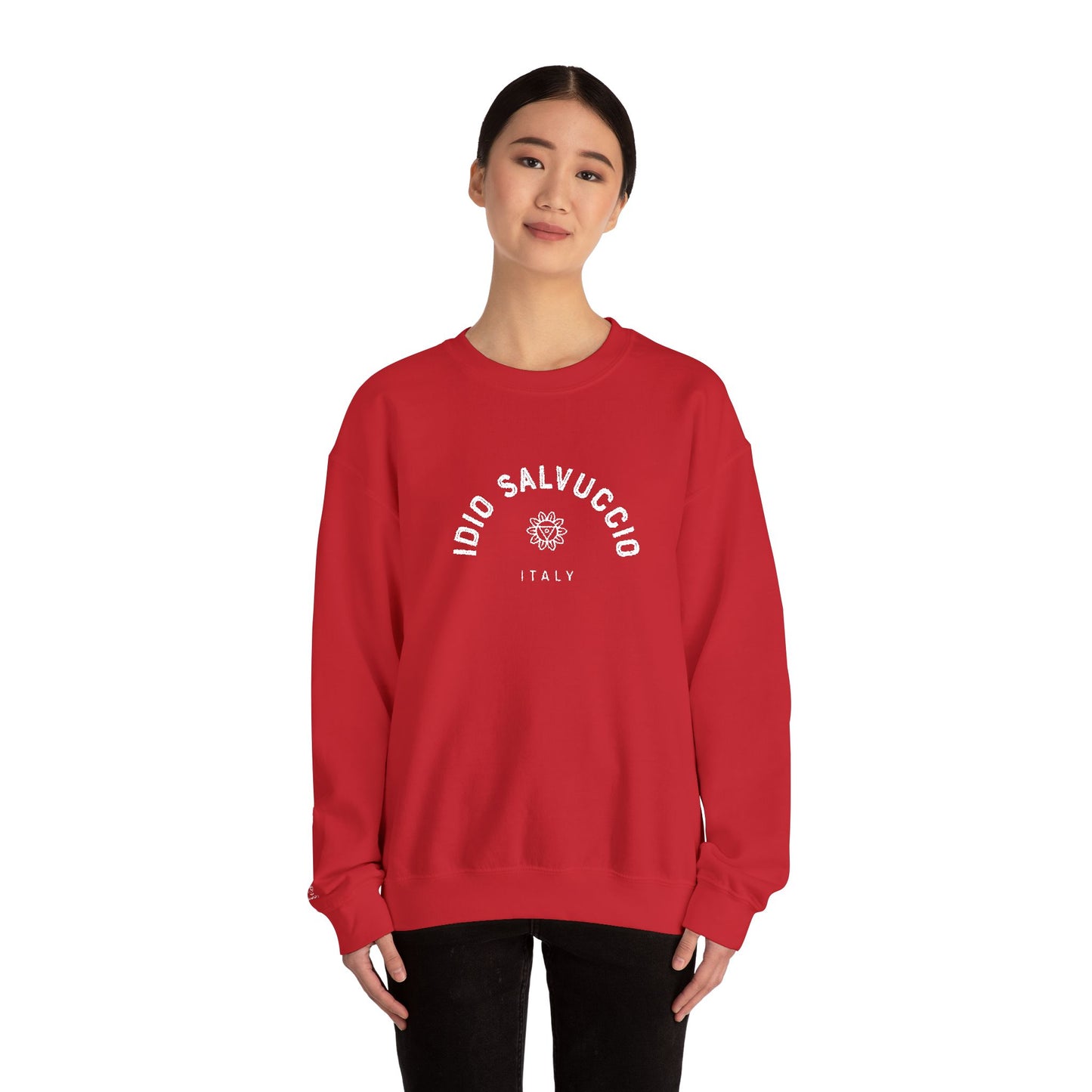 Idio Salvuccio Unisex Crewneck Sweatshirt - Vintage Italian Graphic