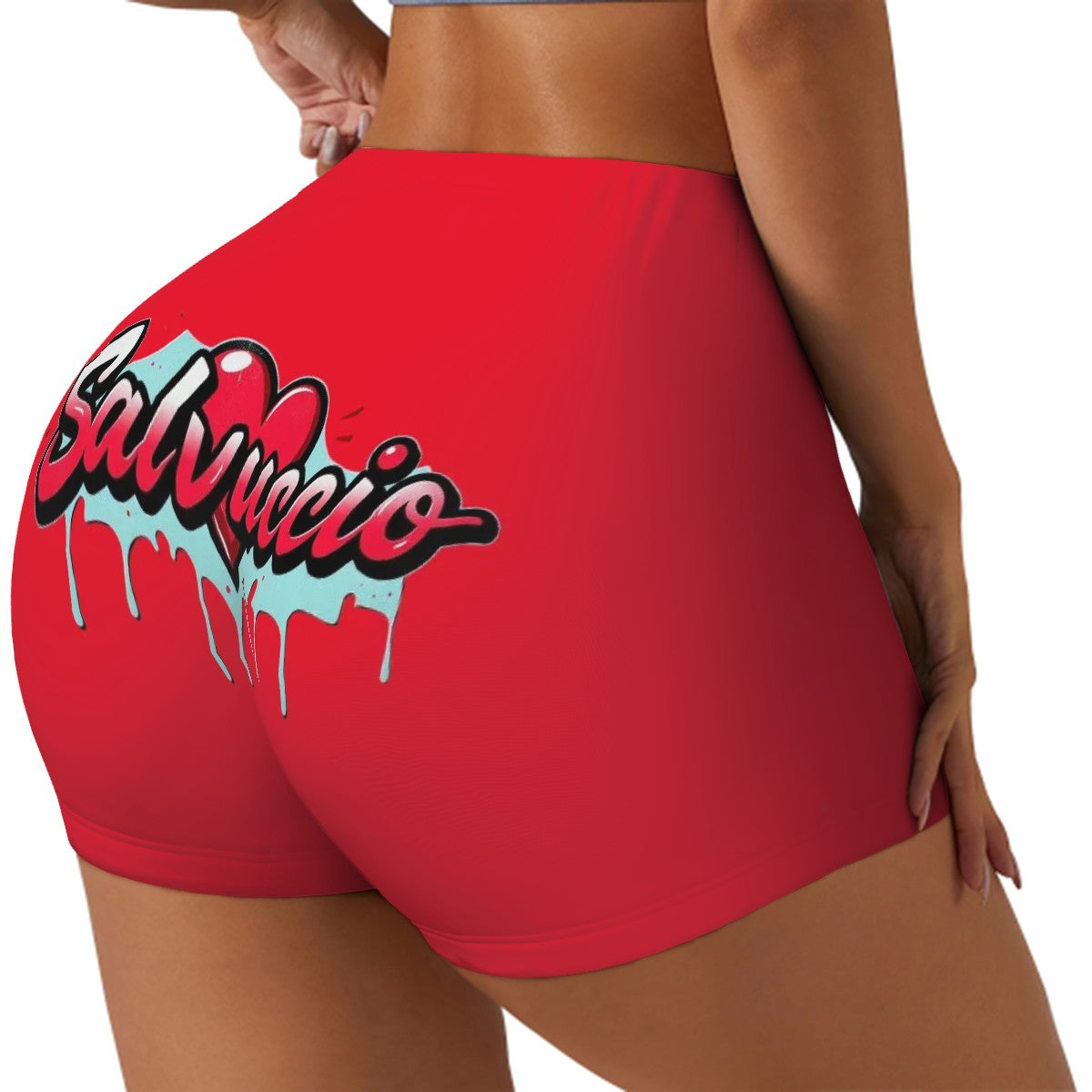 Idio Salvuccio Athletic Graffiti Shorts for Women