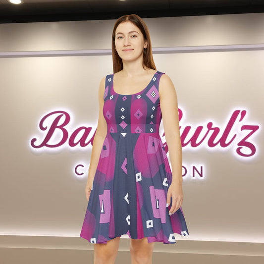 BabyGurl'z Collection Colorful Women's Skater Dress