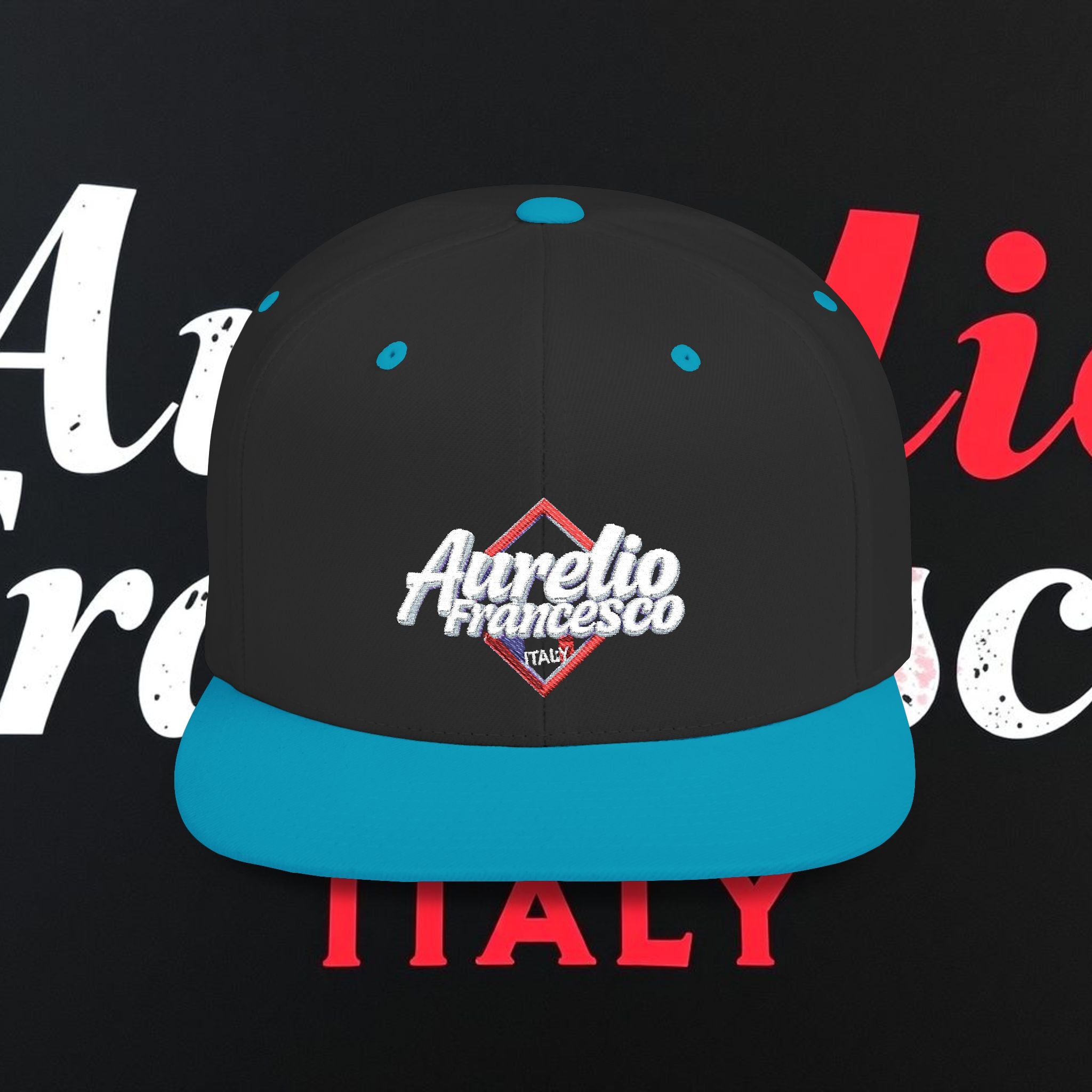 Aurelio Francesco - Flat Bill Snapback Cap