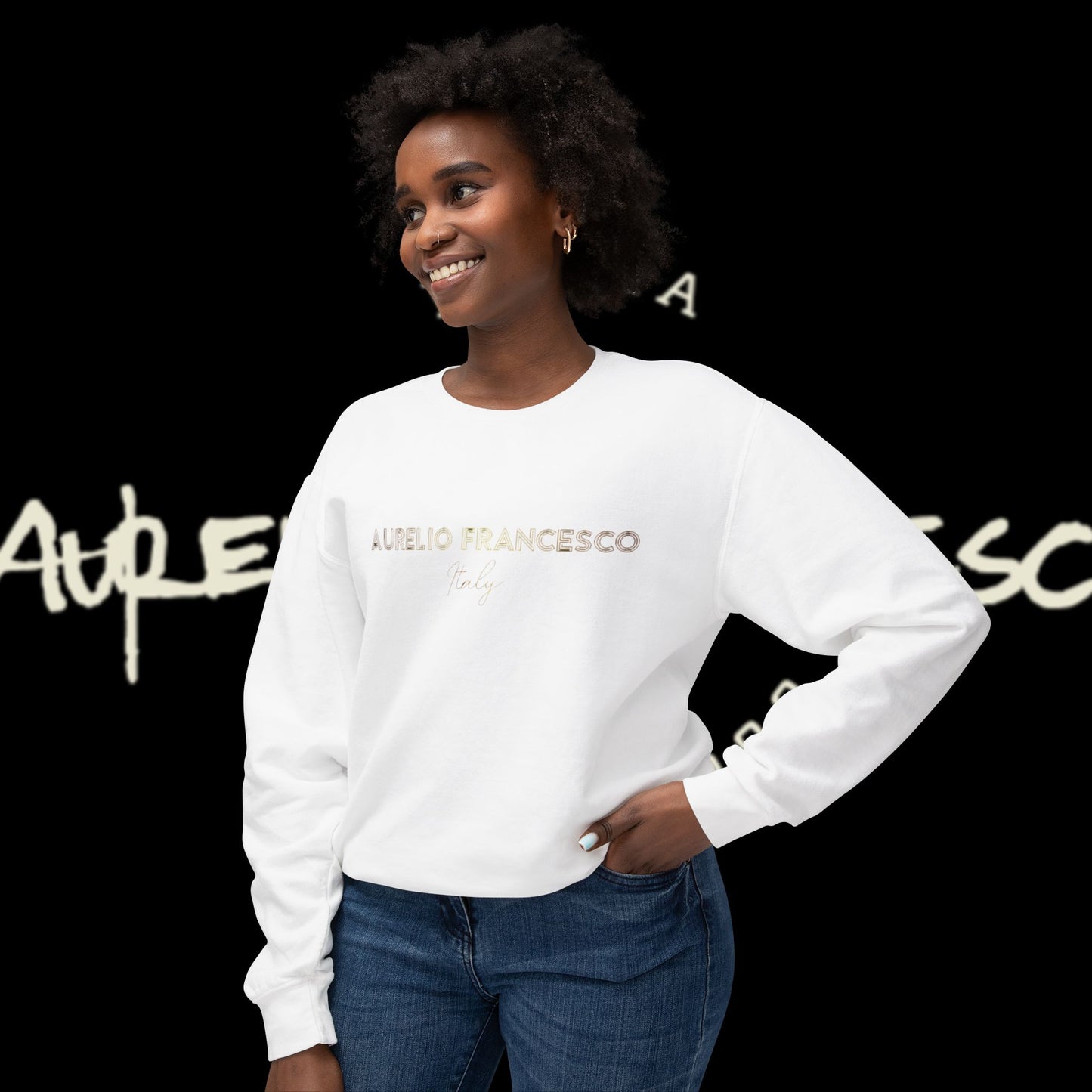 Aurelio Francesco Lightweight Crewneck Sweatshirt