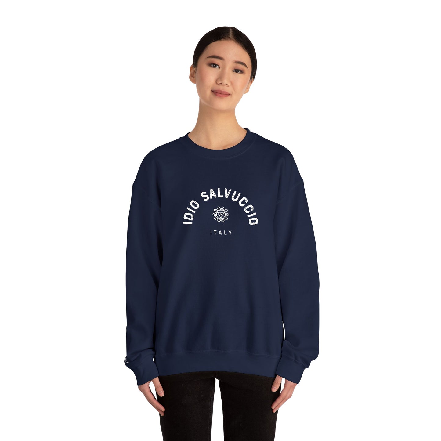 Idio Salvuccio Unisex Crewneck Sweatshirt - Vintage Italian Graphic