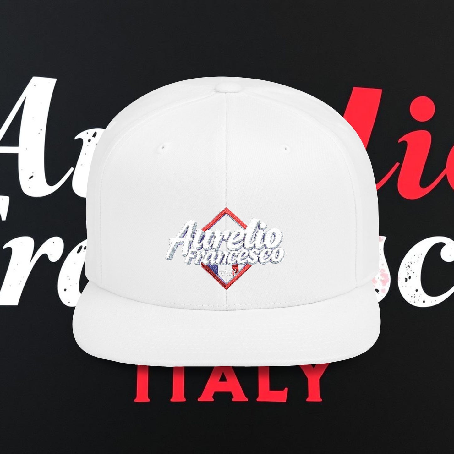 Aurelio Francesco - Flat Bill Snapback Cap