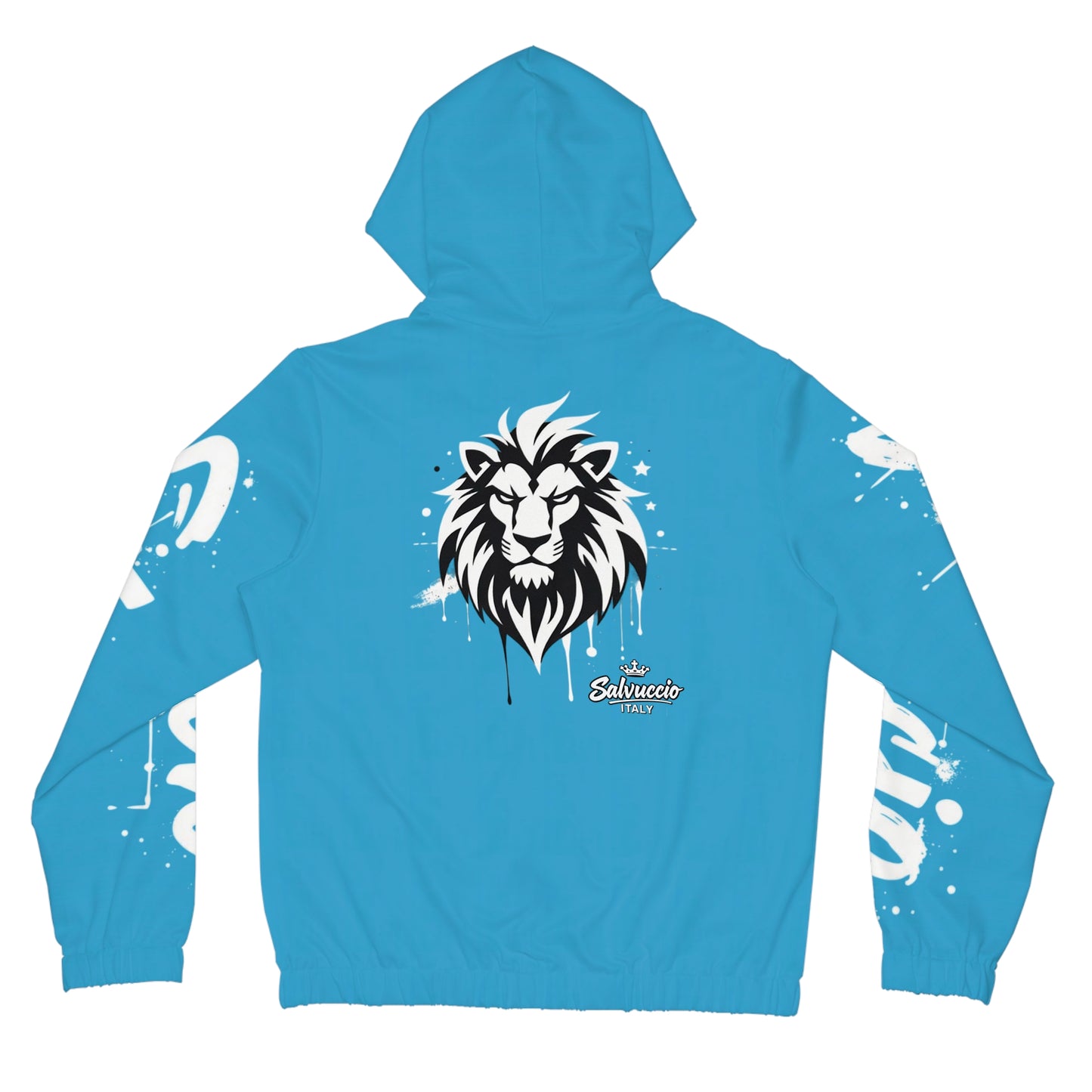 Idio Salvuccio Stylish Graffiti Hoodie with Salvuccio Lion Design