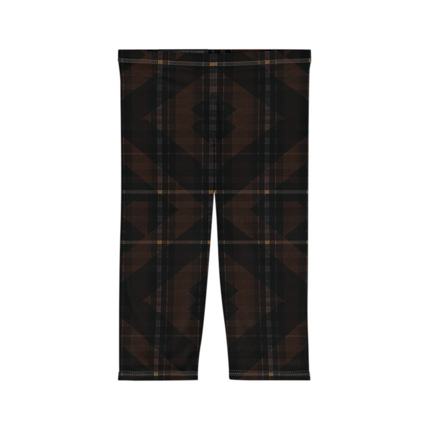 Aurelio Francesco Plaid Capri Leggings