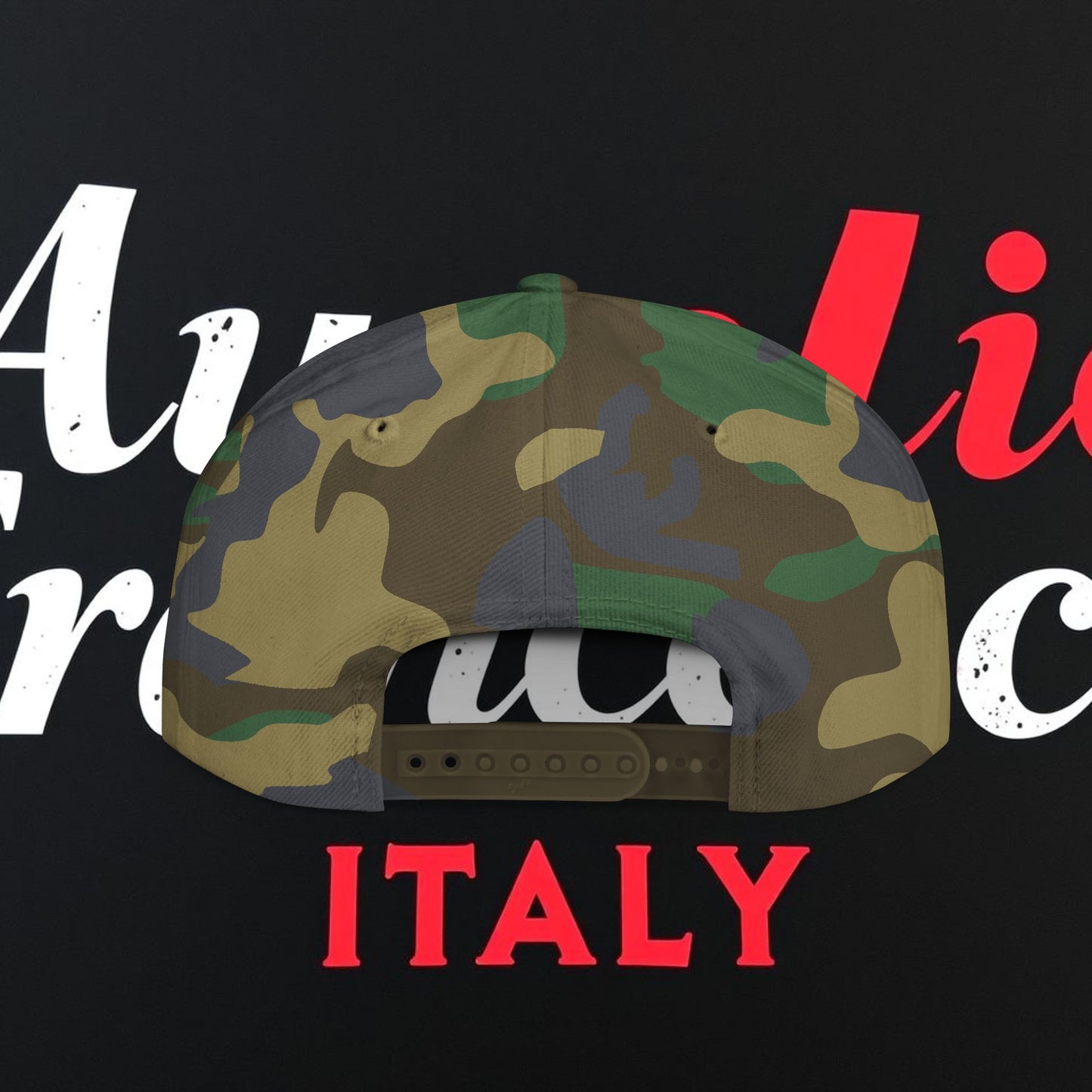 Aurelio Francesco - Flat Bill Snapback Cap