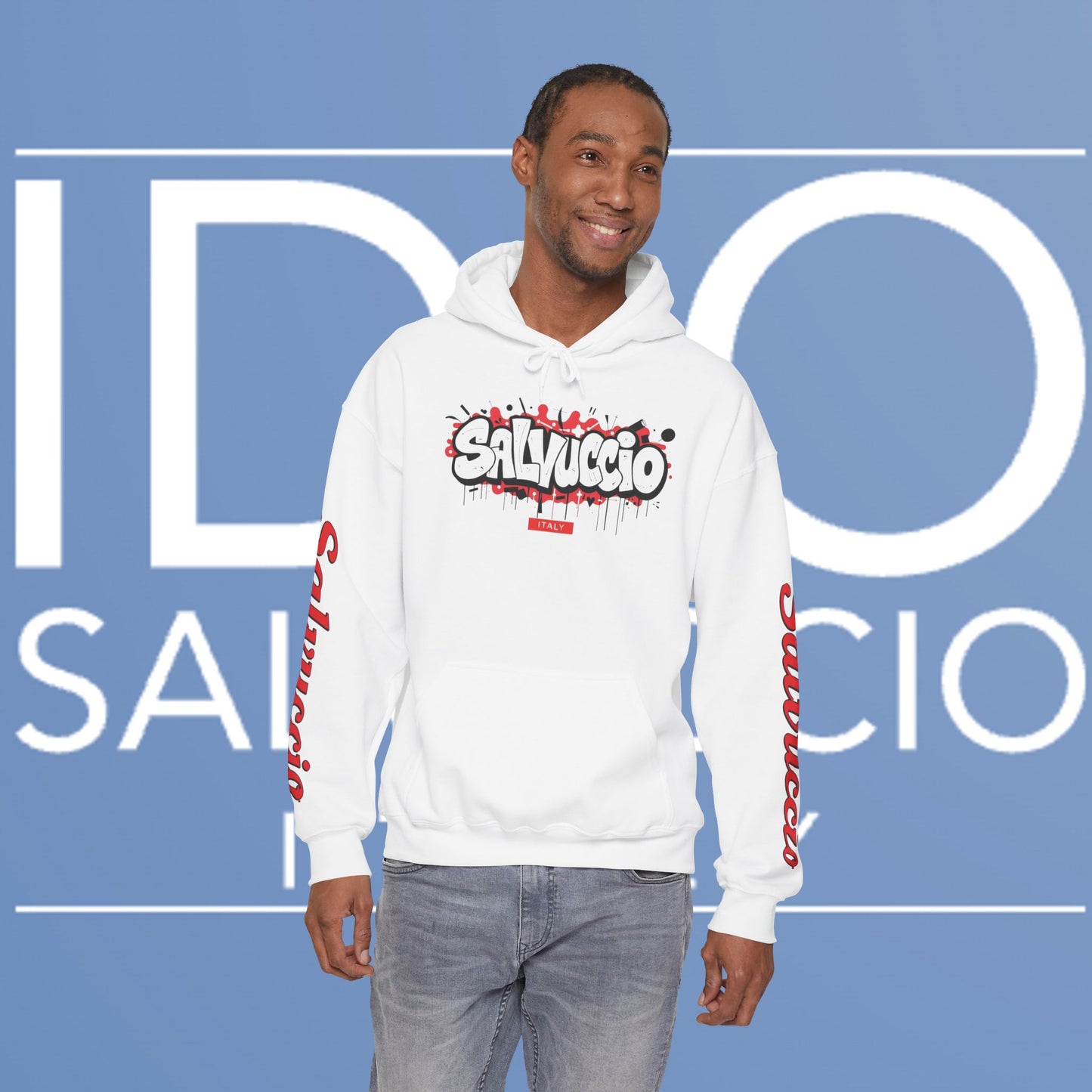 Idio Salvuccio Graffiti Style Street Hoodie