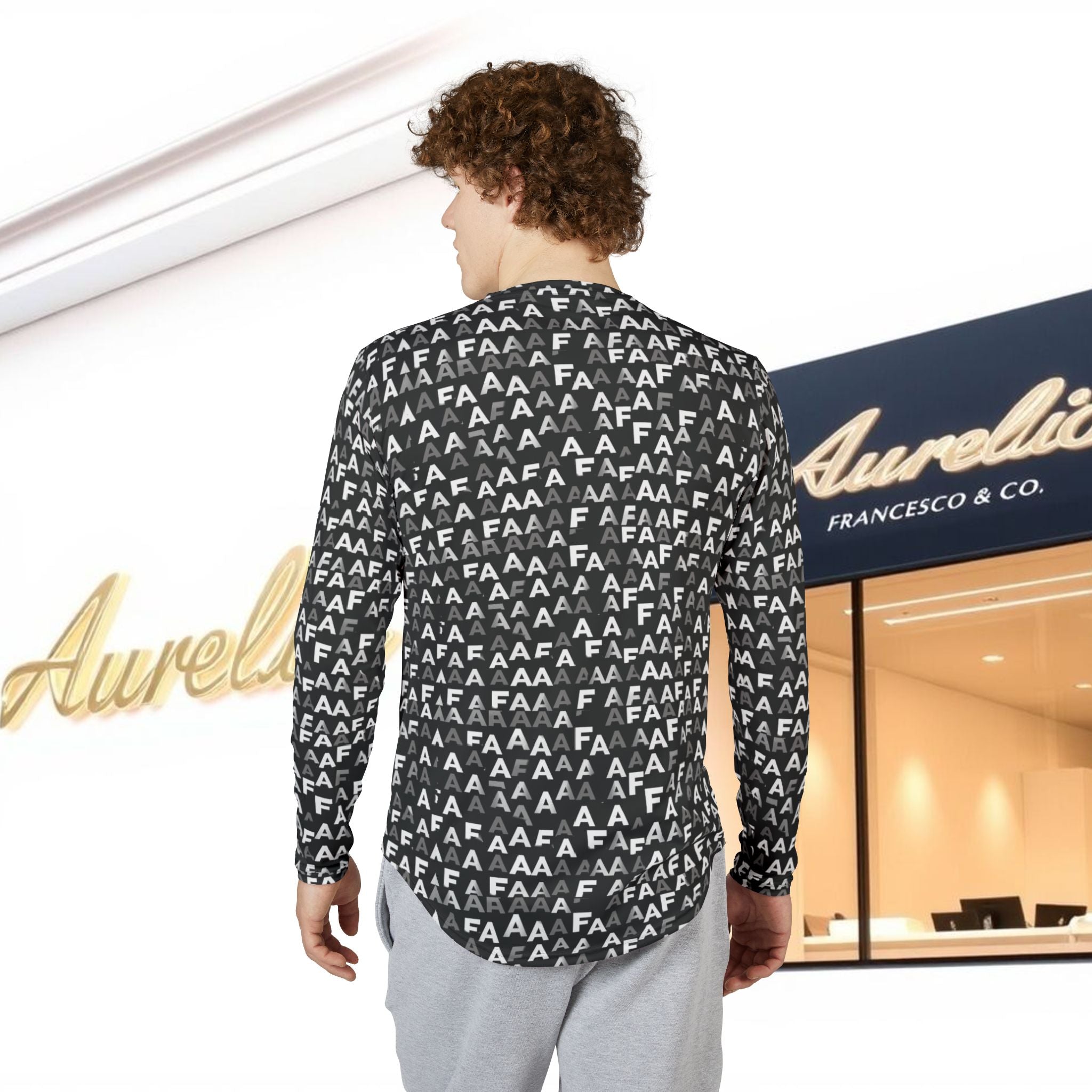 Aurelio Francesco Stylish UV Protection Long Sleeve Shirt