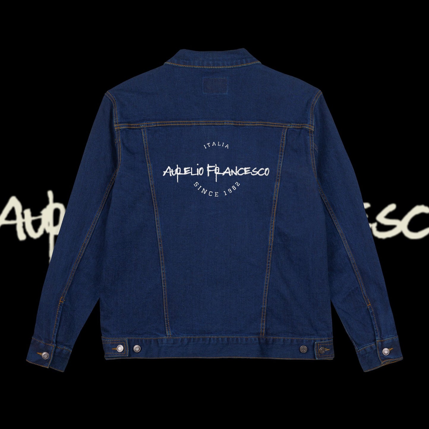 Aurelio Francesco Embroidered Denim Jacket