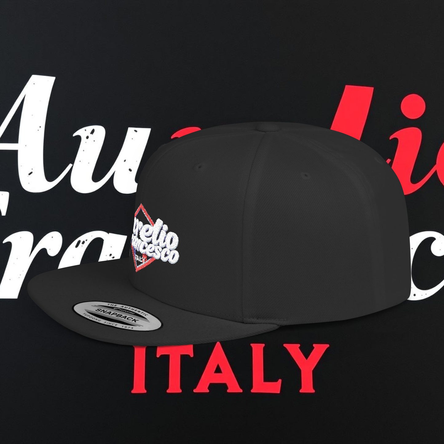 Aurelio Francesco - Flat Bill Snapback Cap