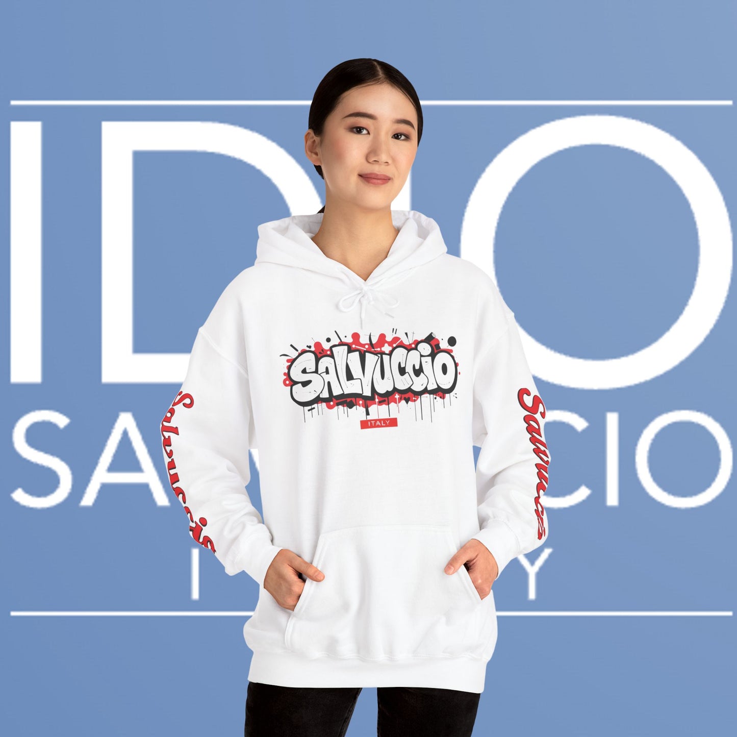 Idio Salvuccio Graffiti Style Street Hoodie