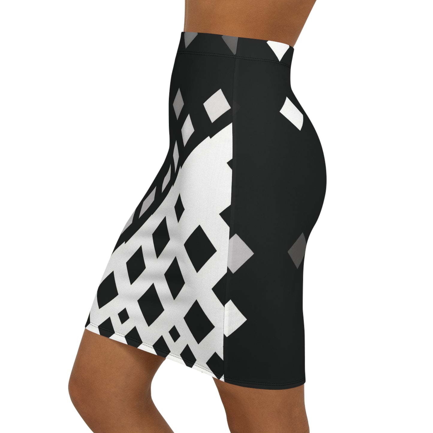 Aurelio Francesco Stylish Mid-Waist Pencil Skirt