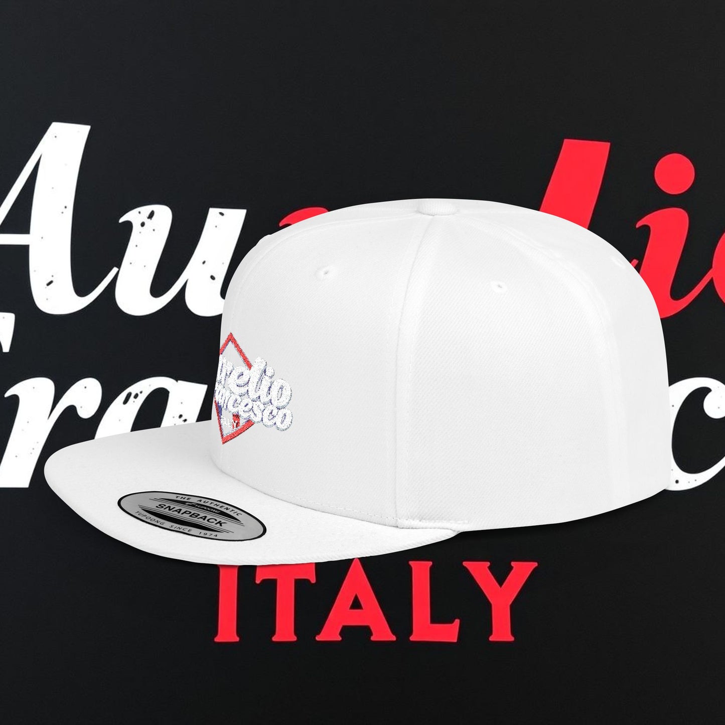 Aurelio Francesco - Flat Bill Snapback Cap