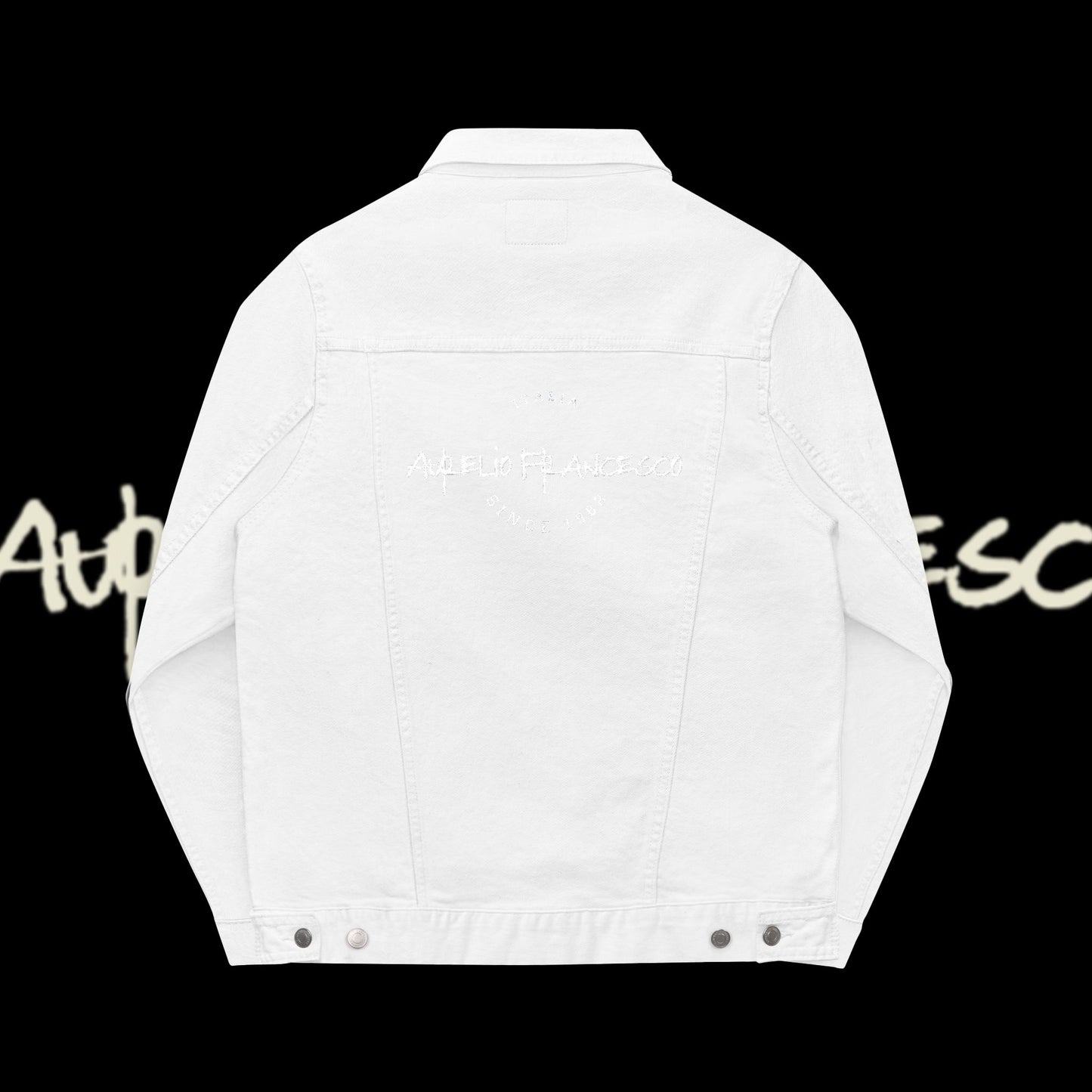 Aurelio Francesco Embroidered Denim Jacket