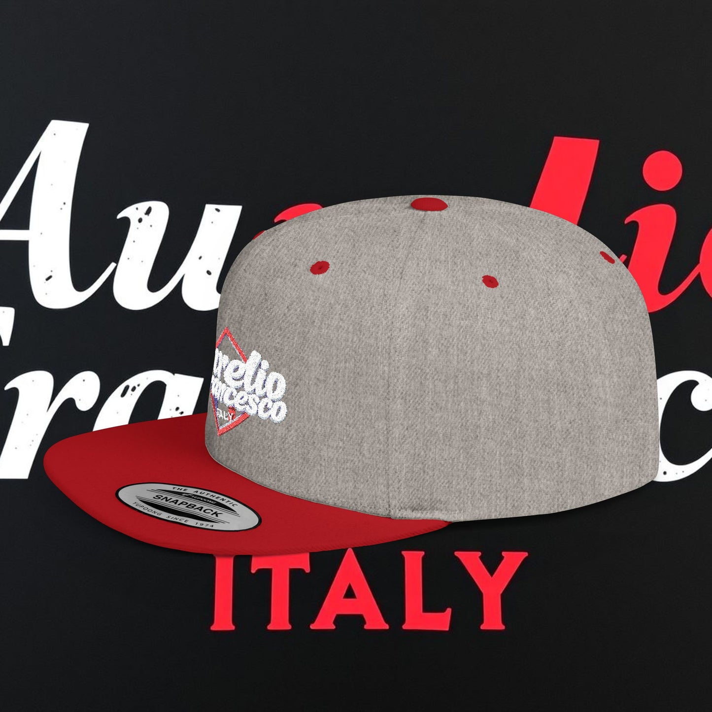 Aurelio Francesco - Flat Bill Snapback Cap