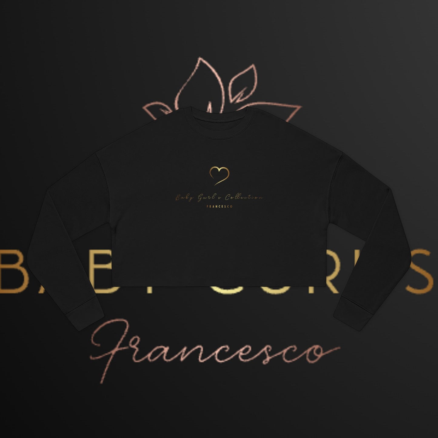 BabyGurl'z Collection Cropped Sweatshirt Sexy Soft Comfortable Women's