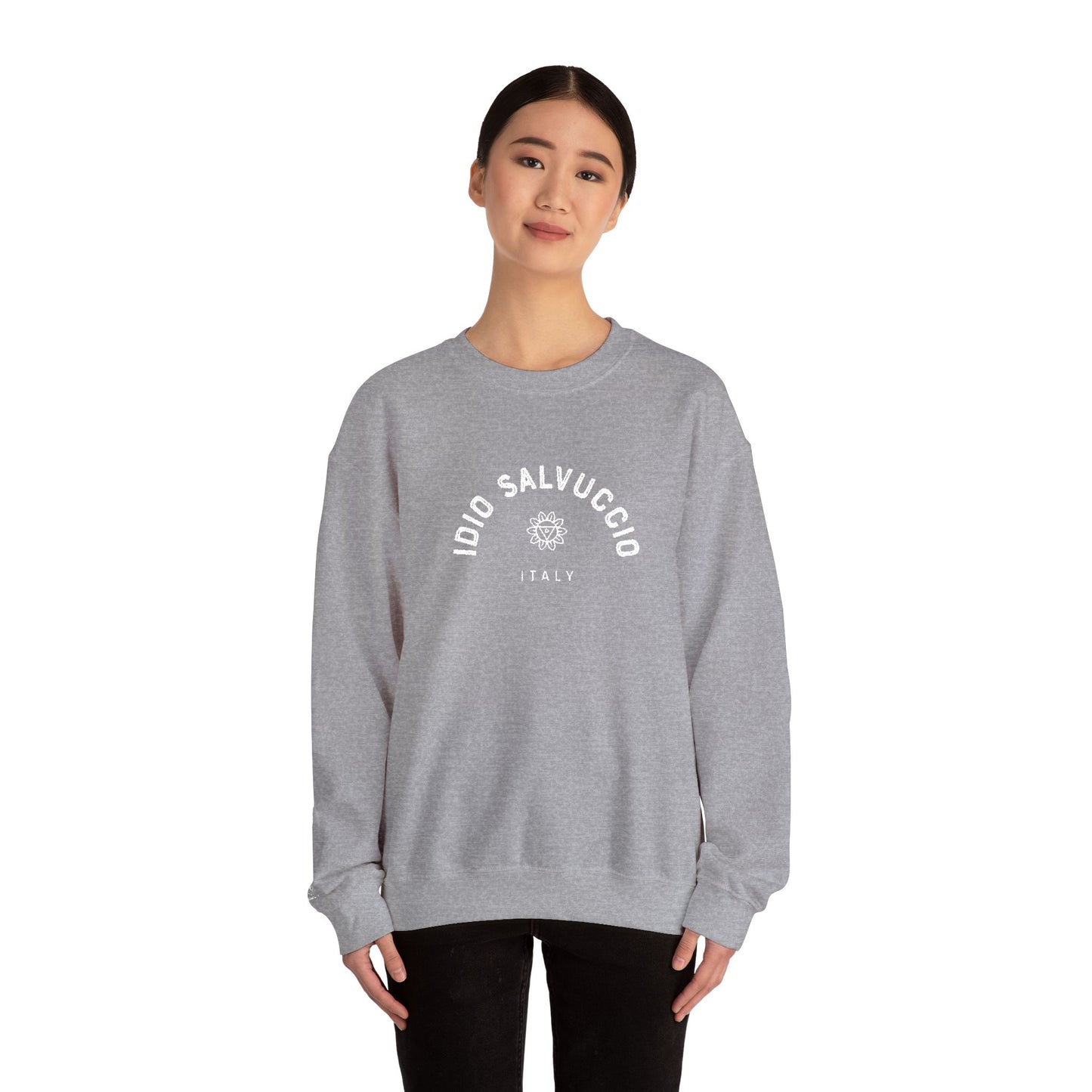 Idio Salvuccio Unisex Crewneck Sweatshirt - Vintage Italian Graphic