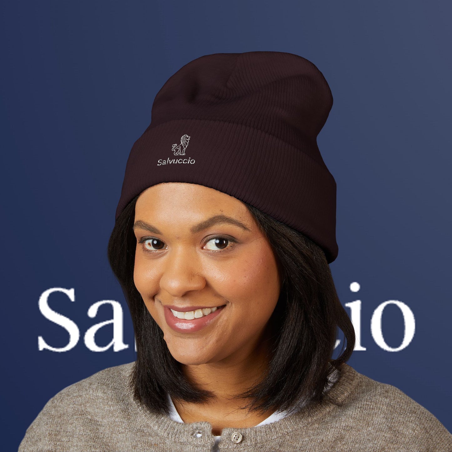 Idio Salvuccio Embroidered Beanie