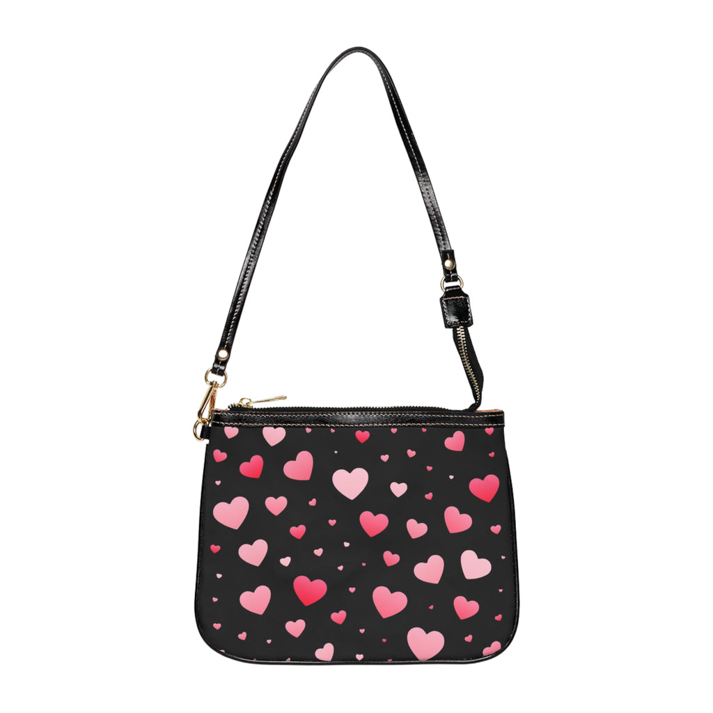Aurelio Francesco Heart Pattern Small Shoulder Bag | Cute Valentine's Day Accessory, Everyday Purse, Stylish Clutch, Gift for Her, Party Bag