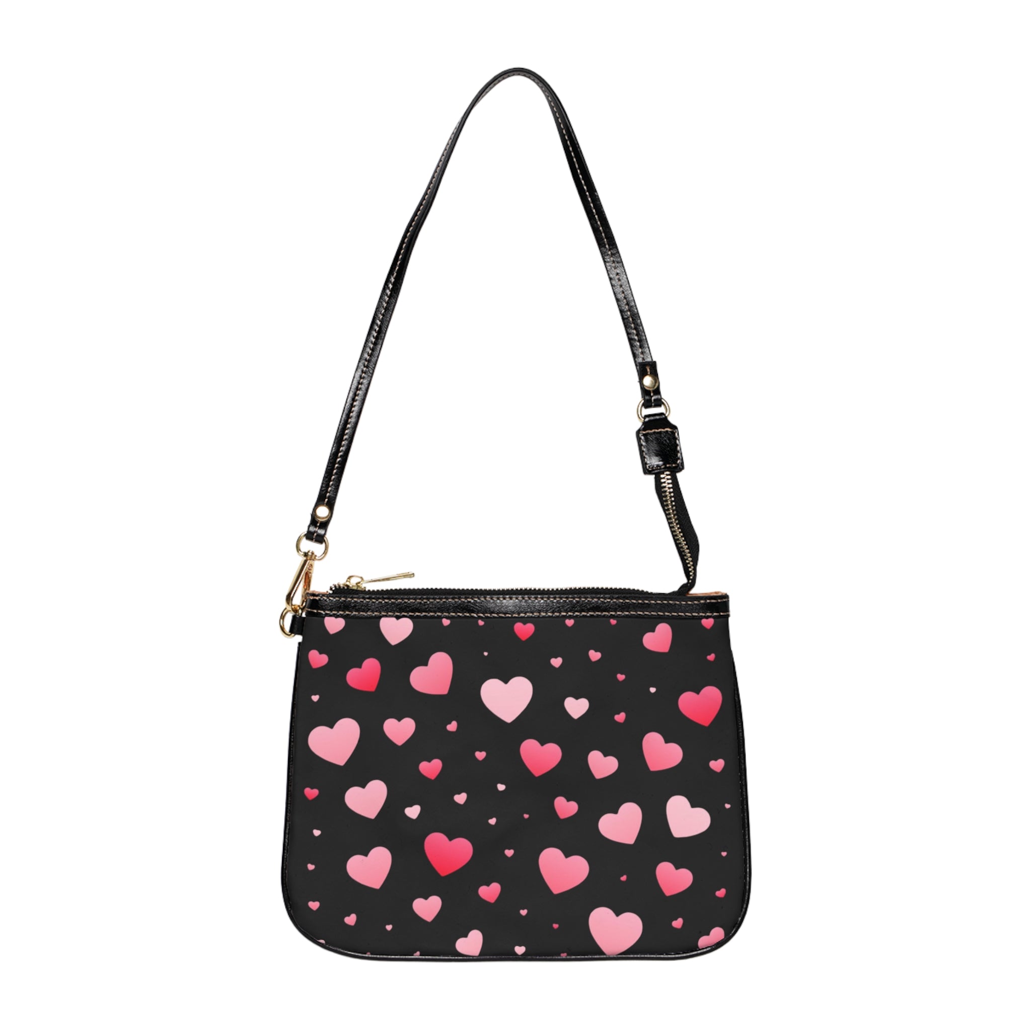 Aurelio Francesco Heart Pattern Small Shoulder Bag | Cute Valentine's Day Accessory, Everyday Purse, Stylish Clutch, Gift for Her, Party Bag