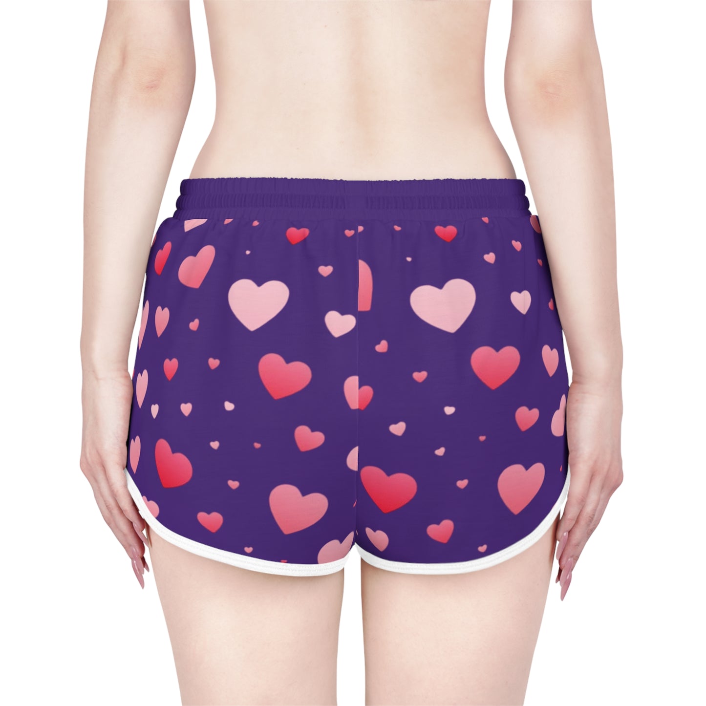 Sweeties Collection Heart Pattern Women's Comfy Shorts