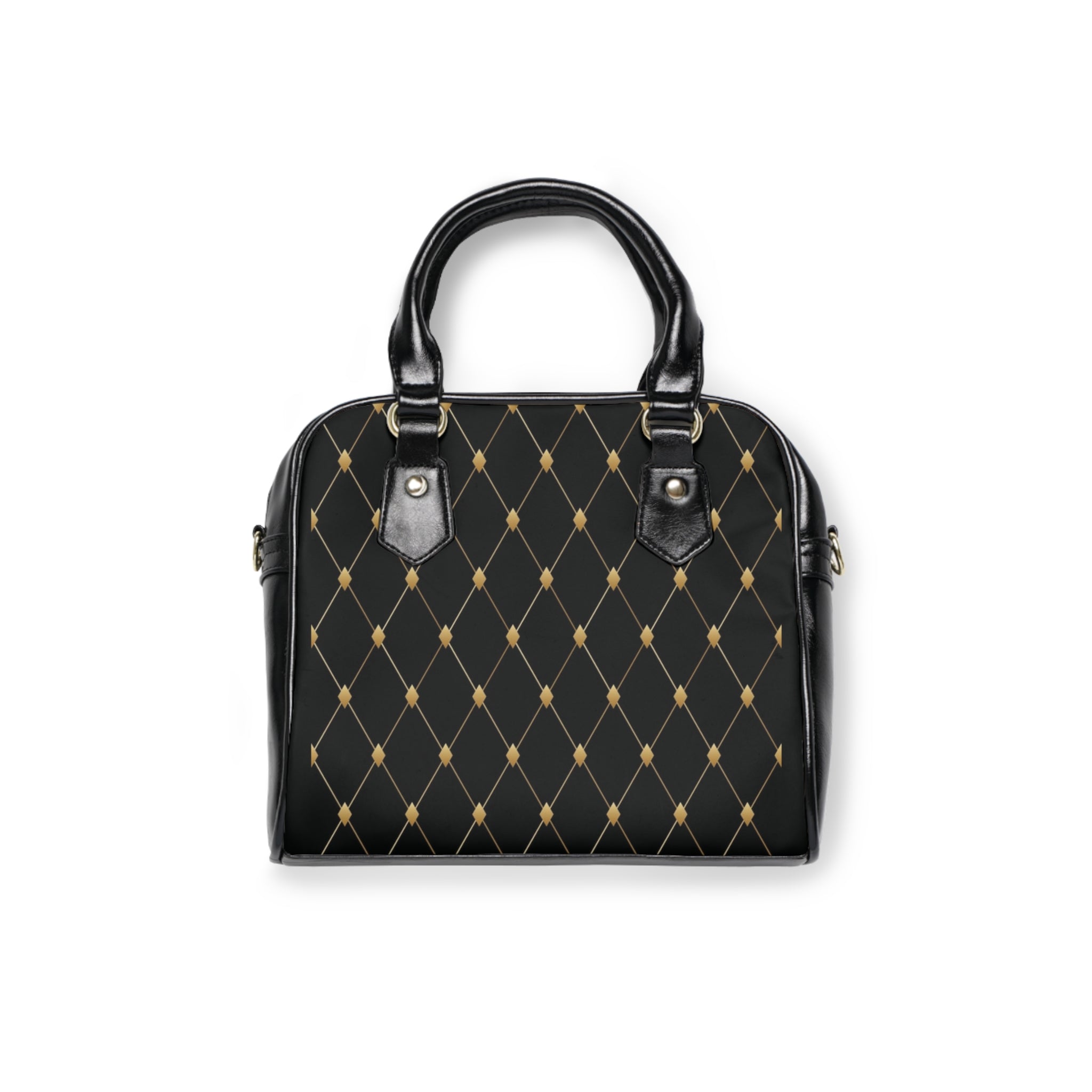 Sweetie's Collection Elegant Black Quilted Shoulder Handbag, Fashion Purse, Everyday Tote, Gift for Her, Chic Handbag for Work or Events