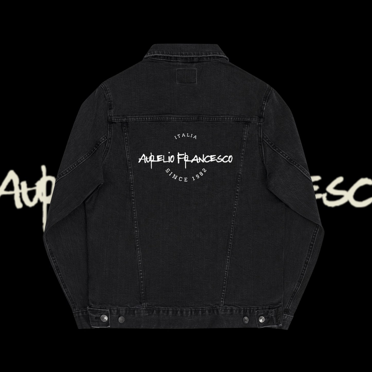 Aurelio Francesco Embroidered Denim Jacket