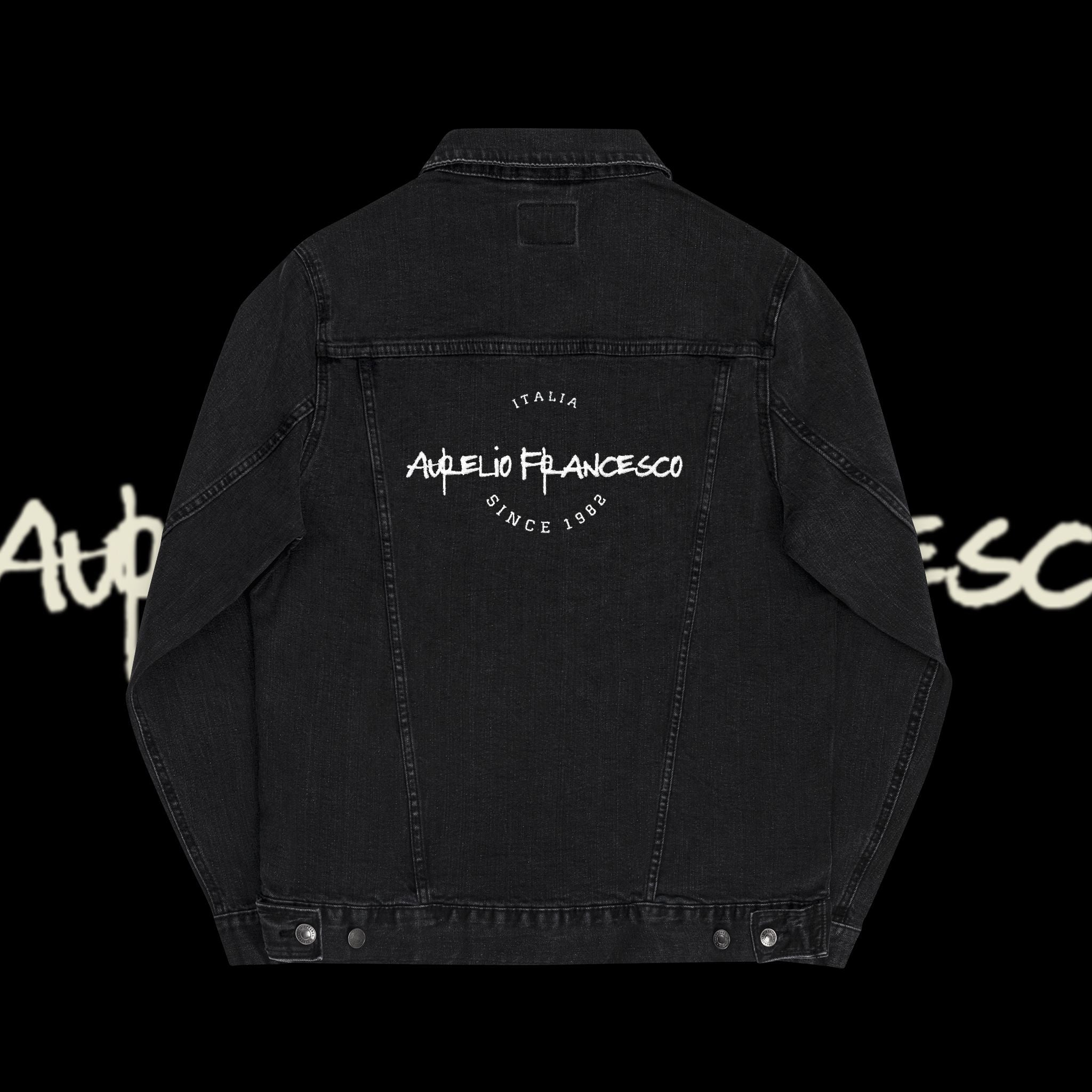 Aurelio Francesco Embroidered Denim Jacket