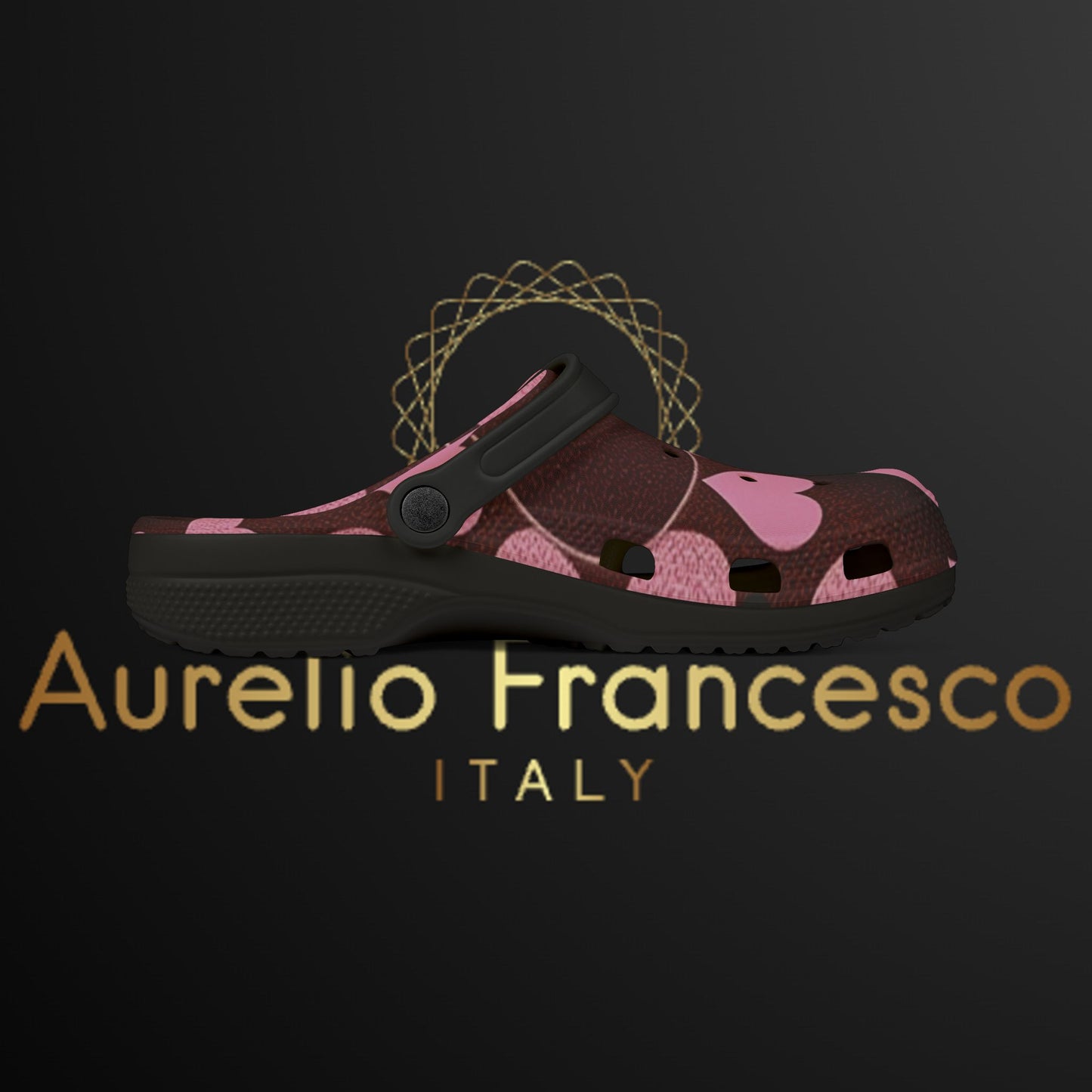 Aurelio Francesco Heart Pattern Cute & Comfy Clogs for Everyday Use