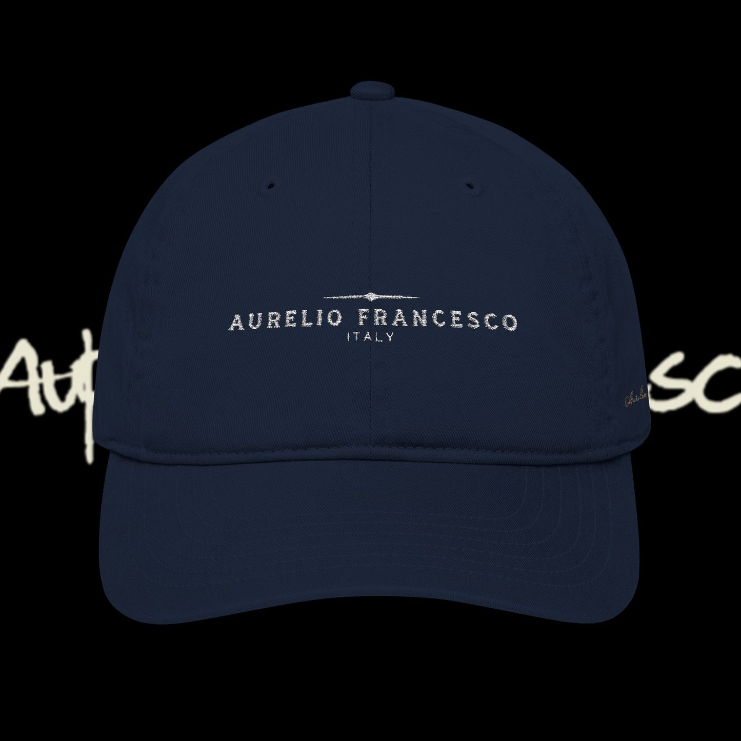 Aurelio Francesco Organic Baseball Cap (Embroidery)