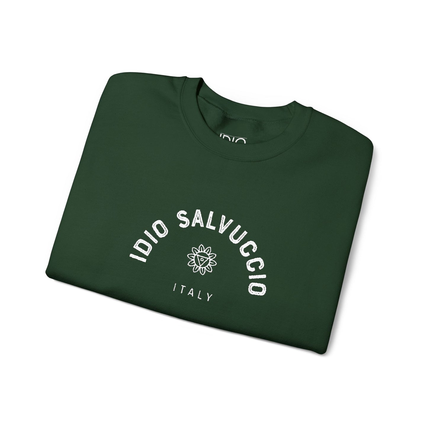 Idio Salvuccio Unisex Crewneck Sweatshirt - Vintage Italian Graphic