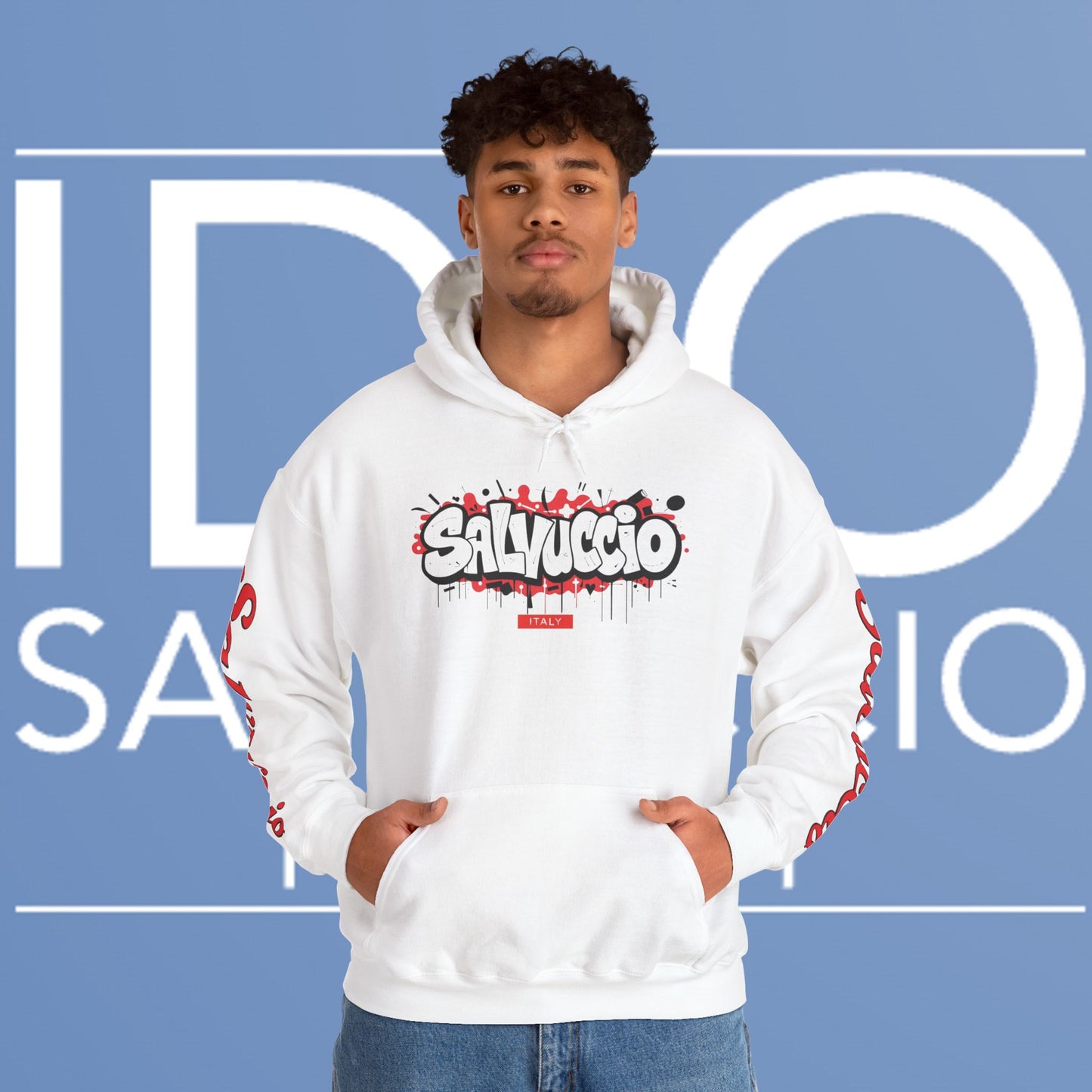 Idio Salvuccio Graffiti Style Street Hoodie