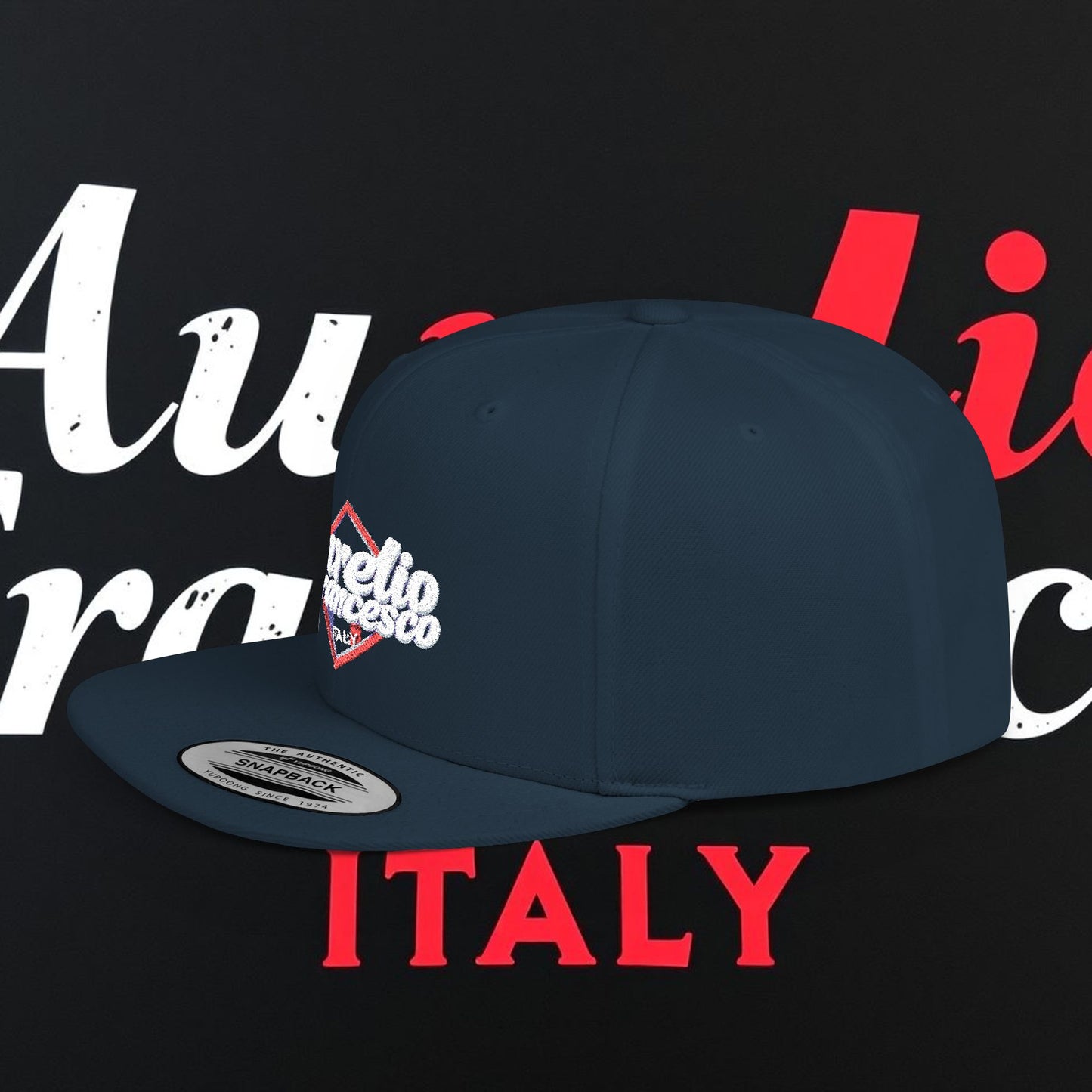 Aurelio Francesco - Flat Bill Snapback Cap