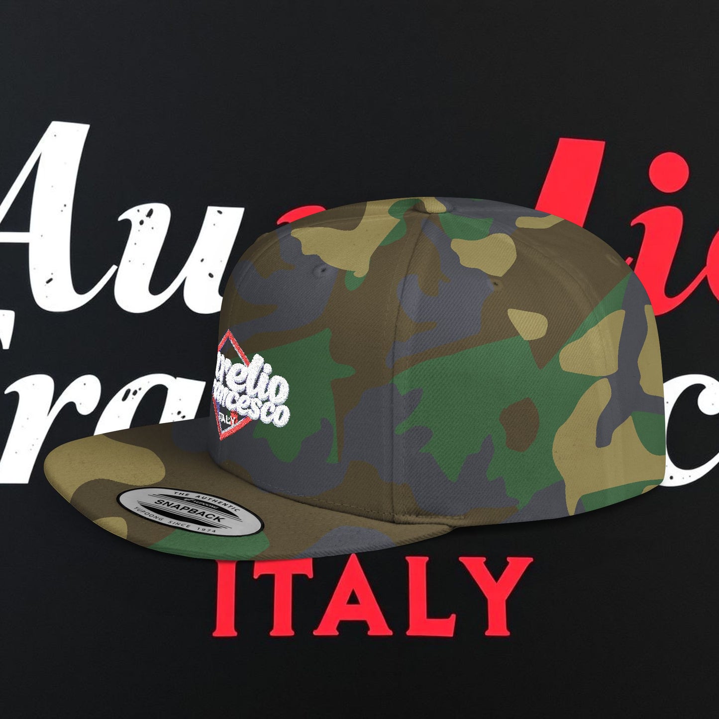 Aurelio Francesco - Flat Bill Snapback Cap