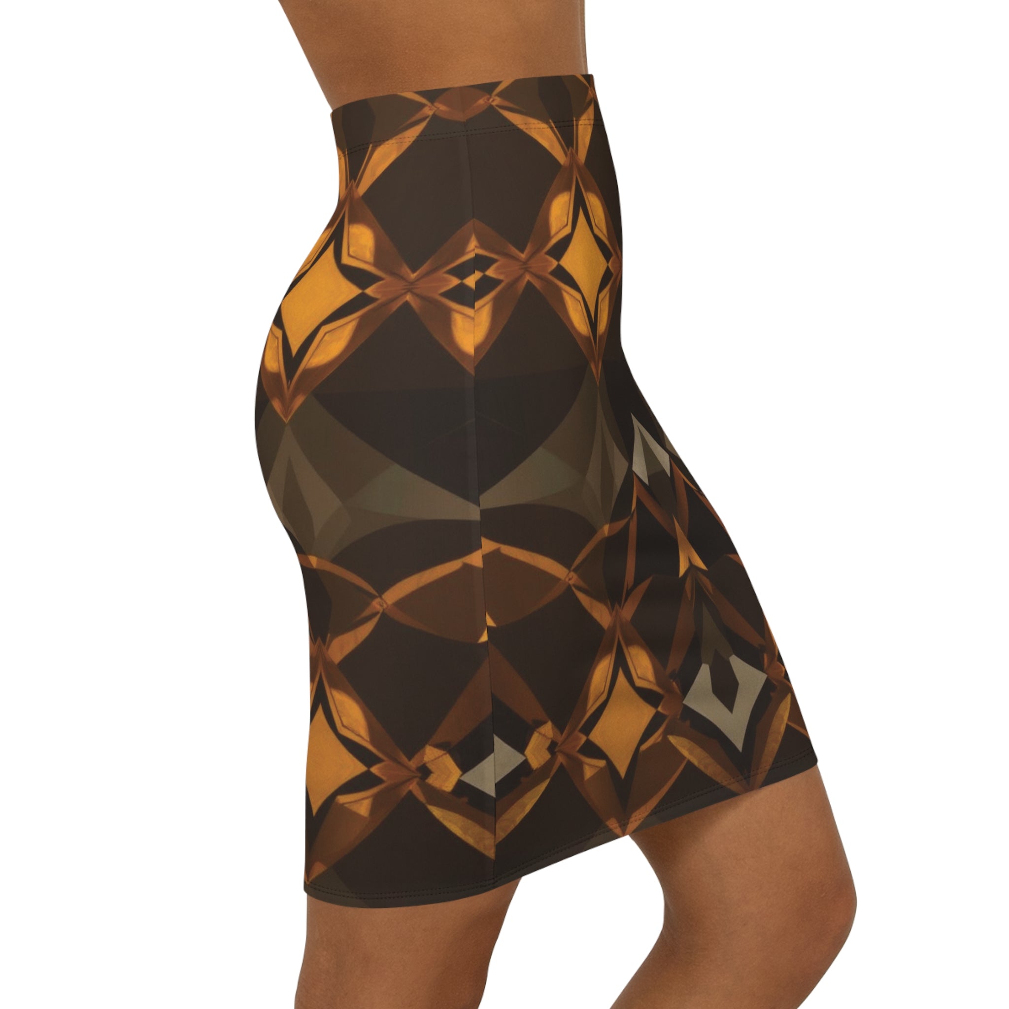Aurelio Francesco Chic Geometric Stylish Skirt