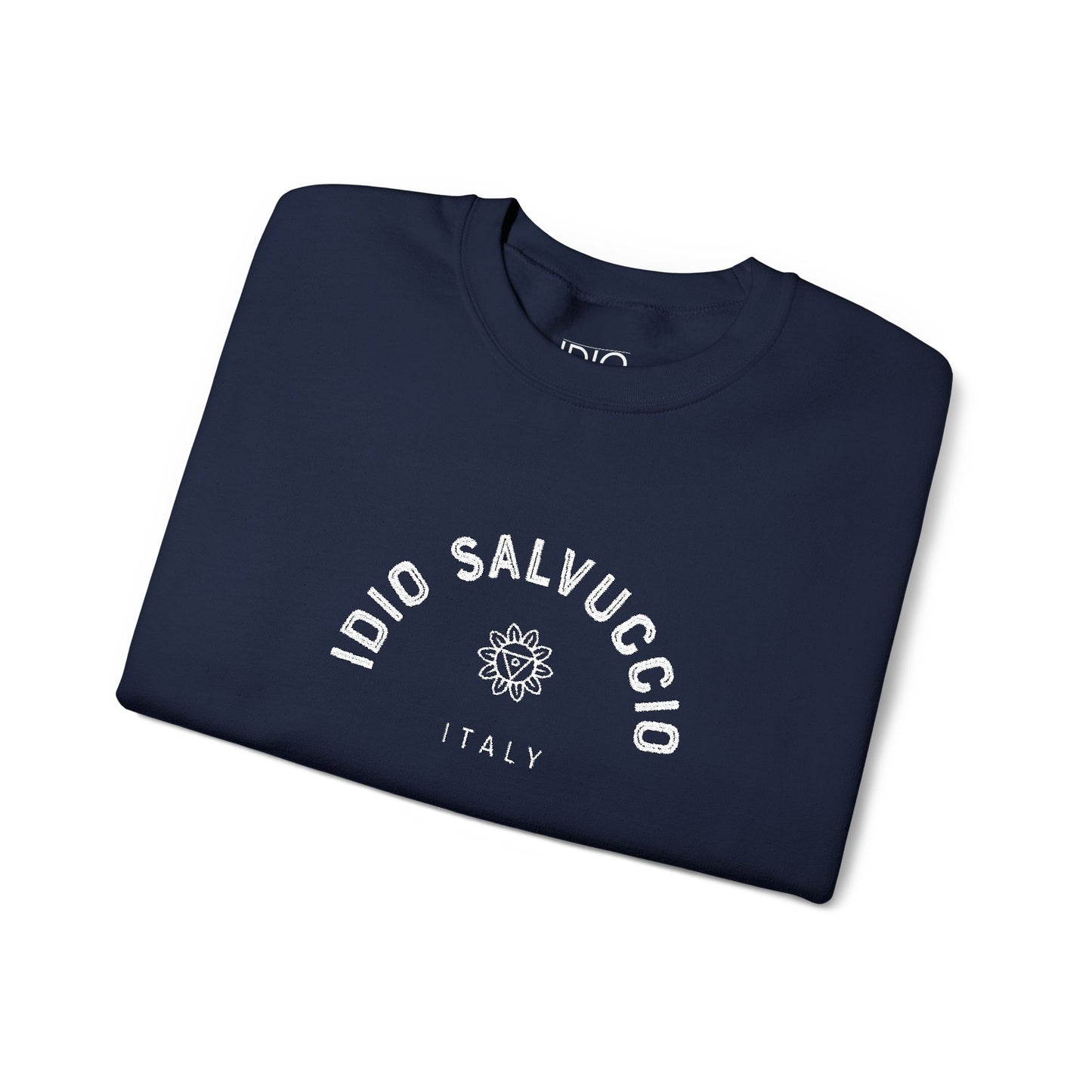 Idio Salvuccio Unisex Crewneck Sweatshirt - Vintage Italian Graphic