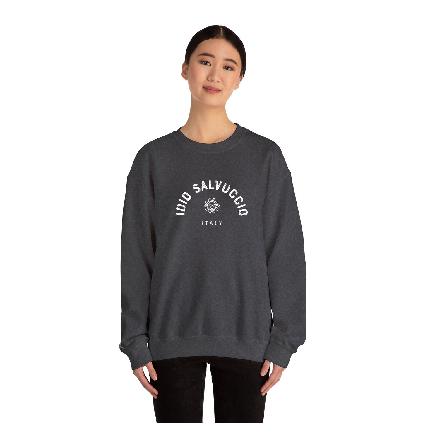Idio Salvuccio Unisex Crewneck Sweatshirt - Vintage Italian Graphic