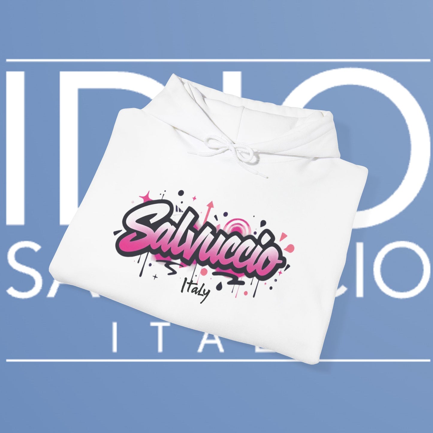 Idio Salvuccio Lion Graffiti Hooded Sweatshirt