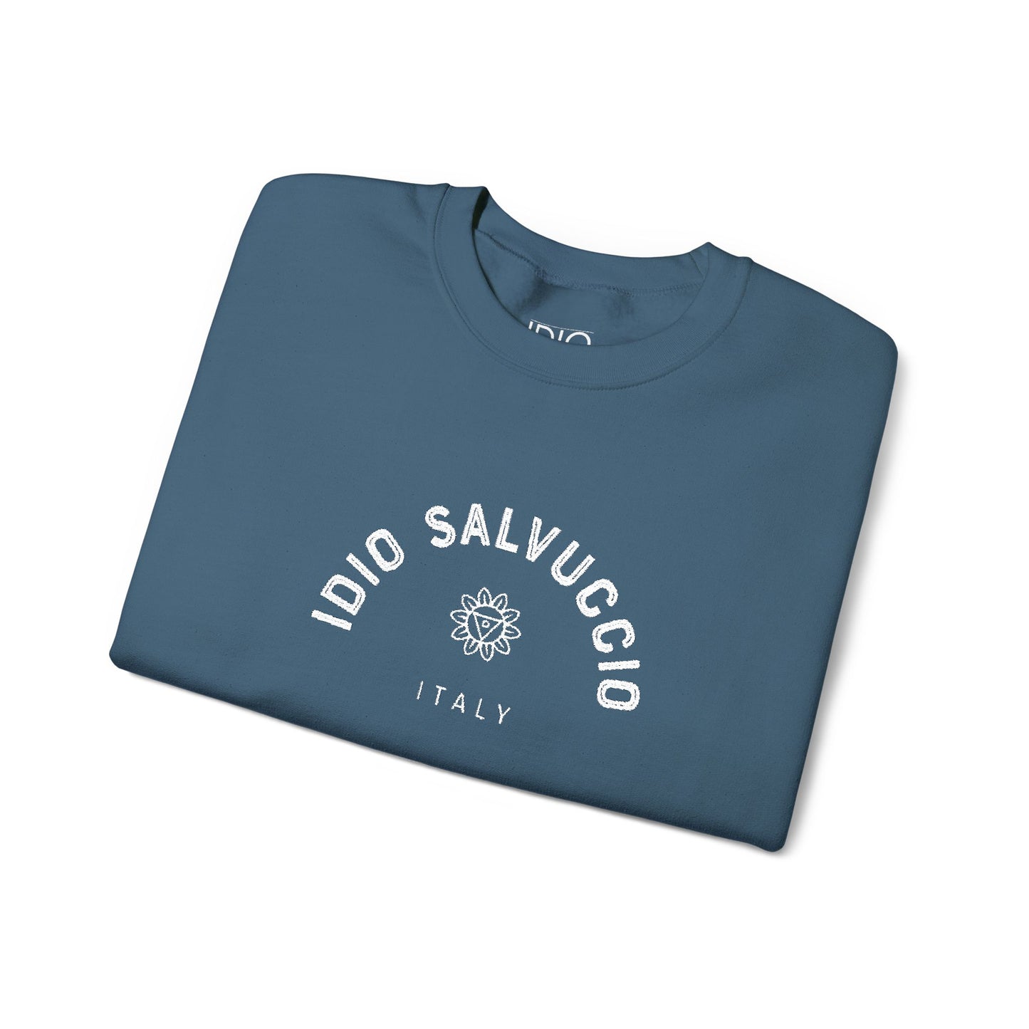 Idio Salvuccio Unisex Crewneck Sweatshirt - Vintage Italian Graphic