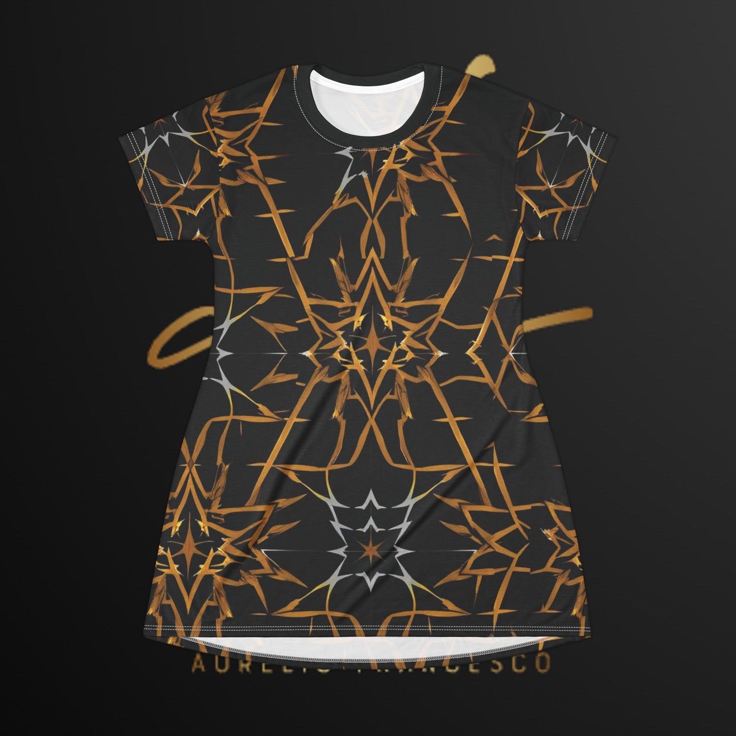 Aurelio Francesco Bohemian Chic T-Shirt Dress