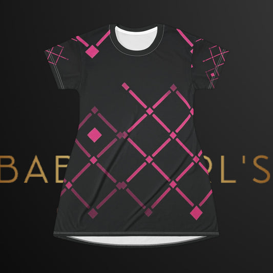 BabyGurl'z Collection Chic Pink Geometric Dress