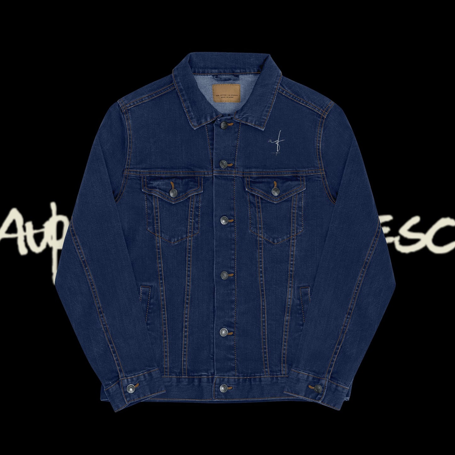 Aurelio Francesco Embroidered Denim Jacket
