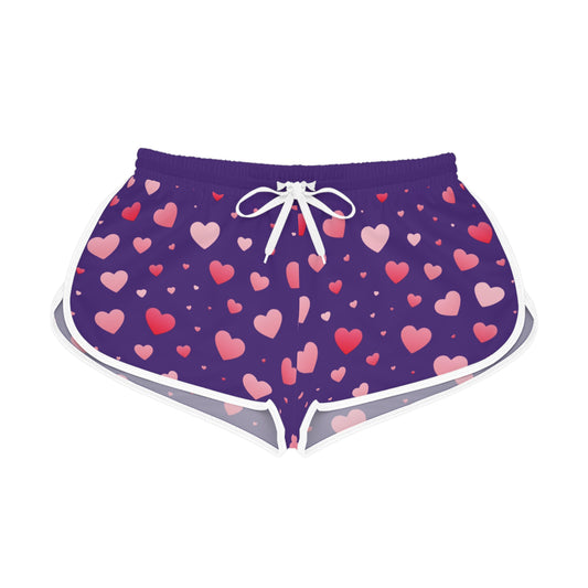 Sweeties Collection Heart Pattern Women's Comfy Shorts