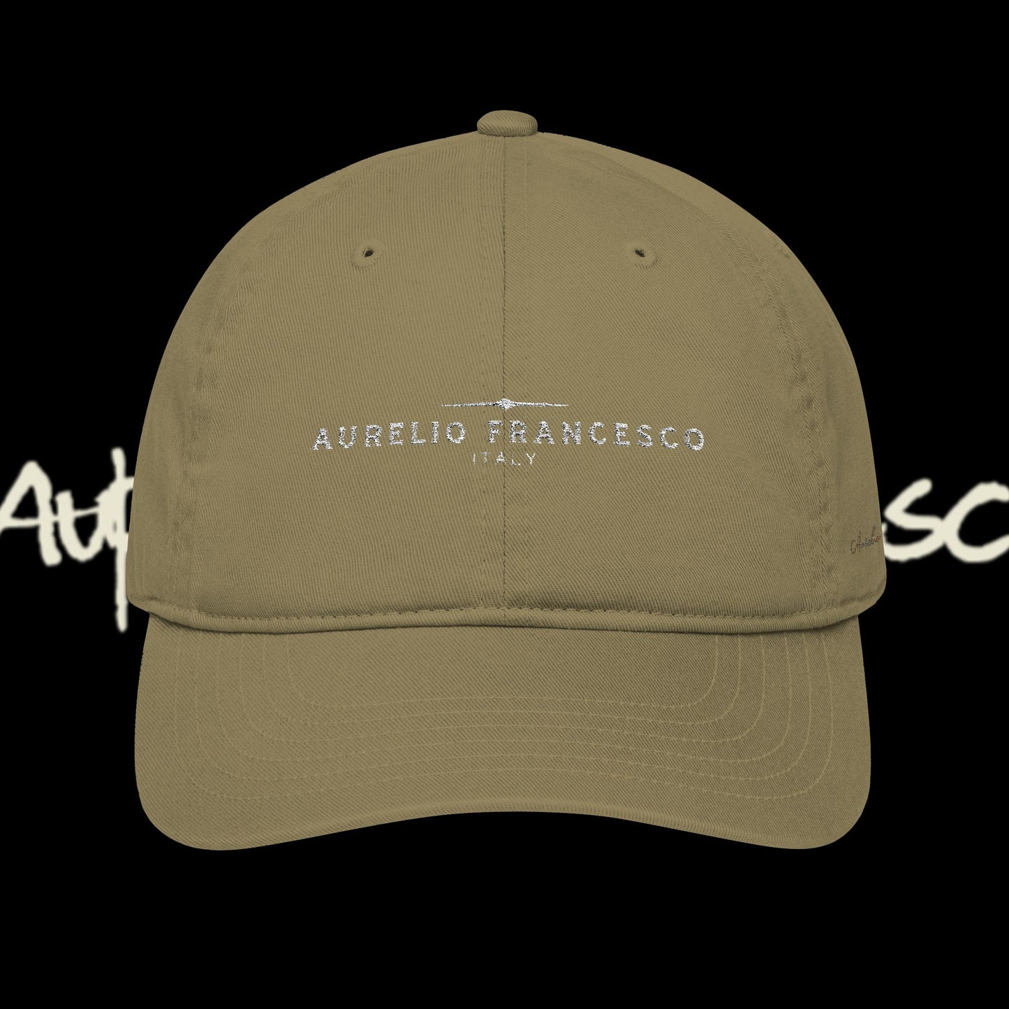 Aurelio Francesco Organic Baseball Cap (Embroidery)