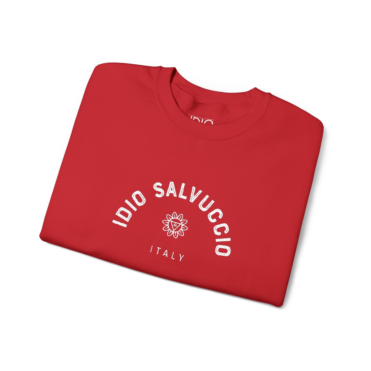 Idio Salvuccio Unisex Crewneck Sweatshirt - Vintage Italian Graphic