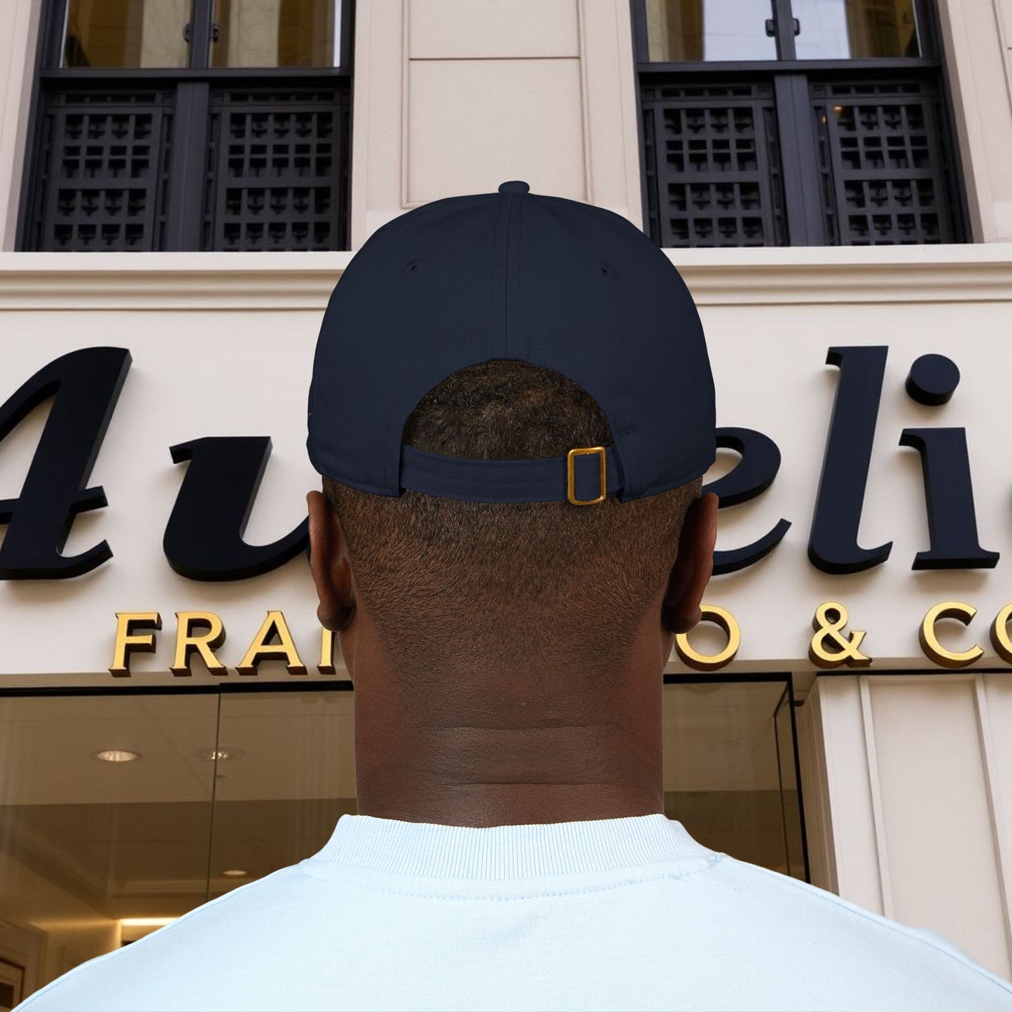 Aurelio Francesco Organic Baseball Cap (Embroidery)