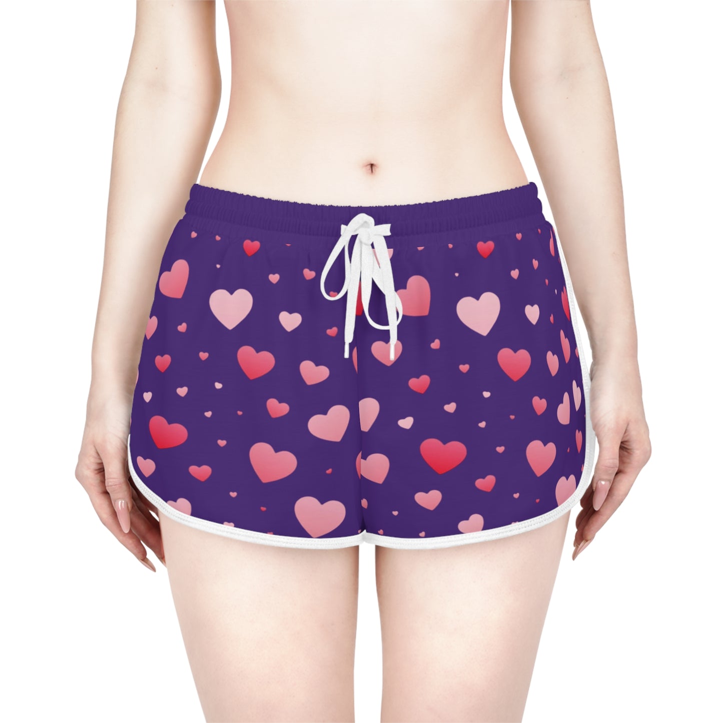 Sweeties Collection Heart Pattern Women's Comfy Shorts